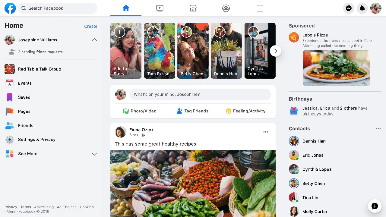 ▷ Primeros detalles de la nueva interfaz de Facebook 2020 1 Nueva interfaz de Facebook 2020